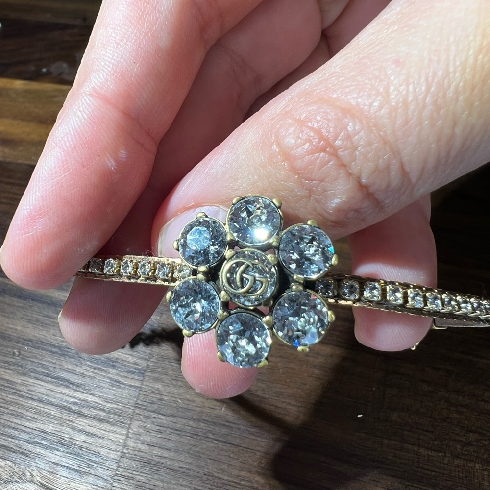 AUTHENTIC CRYSTAL DOUBLE
G BRACELET